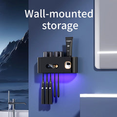NeatStation Pro — Wall-Mounted Smart Toothbrush Organizer 1